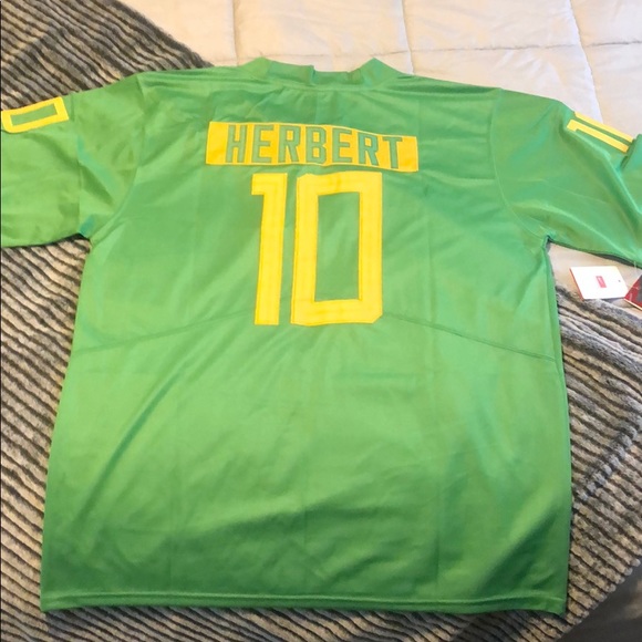 Justin Herbert Oregon Jersey - Picture 1 of 6